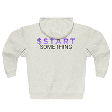 Load image into Gallery viewer, Unisex $START Something Premium Full Zip Hoodie - Purple